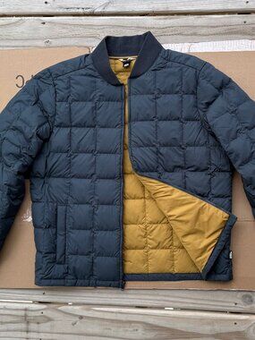 Eddie Bauer L Down Jacket Blue/Yellow
